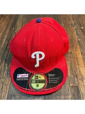 $31.99 New Era 59Fifty Unisex Hat Philadelphia Phillies Low Profile Fitted Cap